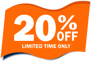 20% Off - Limited Time Only