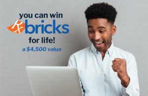 you can win Rx Bricks for life a $4500 value